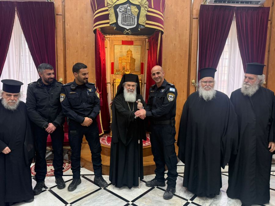 عقد إجتماع تنسيقي اليوم بين قائد مديرية دافيد في لواء أورشليم القدس وقيادات الطوائف الأرثوذكسية